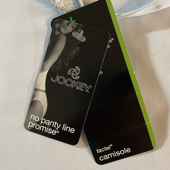 2/$12 Jockey Light Blue Camisole Size Large - Picture 10 of 13